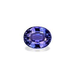 Ovale geslepen blauwe Tanzaniet 7.81 karaat
